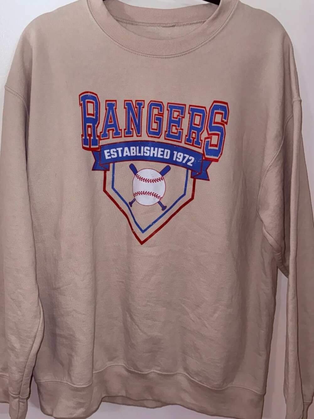 Vintage Texas Rangers Mens Sweater Size Large
